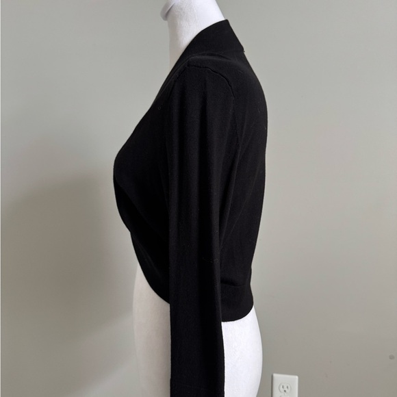 Eliza J Black Bolero Shrug Cardigan Sweater - Picture 2 of 7